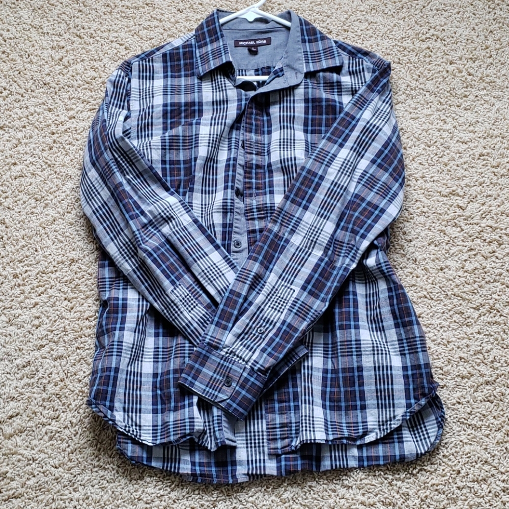Michael Kors plaid button up